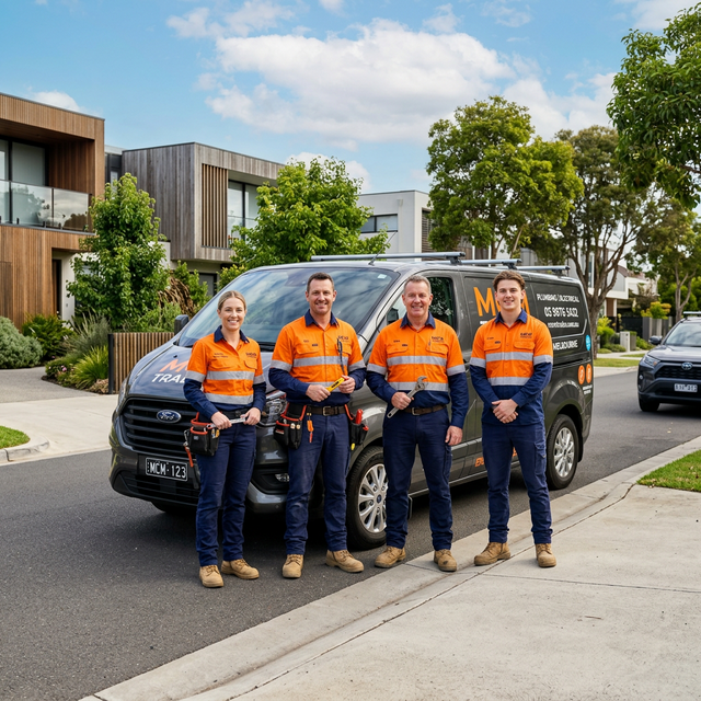Plumbing and Electrical team van